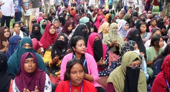 রংপুর কারমাইকেল কলেজে ৩য় দিনের মতো কমপ্লিট শাটডাউন কর্মসূচি অব্যাহত