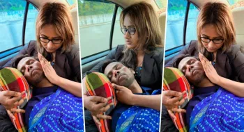 বগুড়ায় ছুটে গেলেন রিয়া মনি, হিরো আলমকে জড়িয়ে ধরলেন বুকে