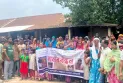 সৈয়দপুরে অবাঙ্গালি ক্যাম্পবাসীকে উচ্ছেদ ও হুমকির প্রতিবাদে মানববন্ধন