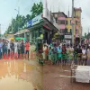 রংপুরে রাস্তা সংস্কারের দাবীতে প্রতীকী গায়েবানা জানাযা