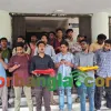 বেরোবিতে ছাত্র উপদেষ্টা ও প্রক্টরের চেয়ারে শাড়ি-চুড়ি রেখে তোপের মুখে সমন্বয়করা