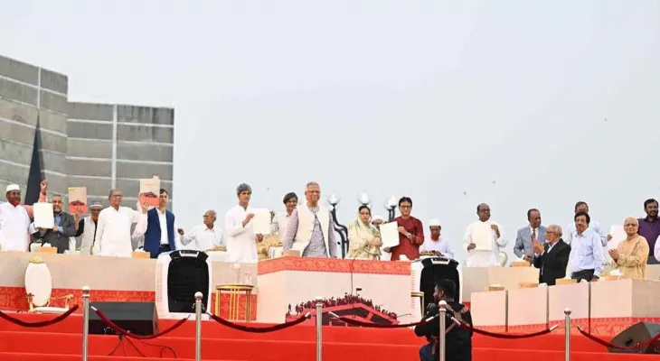 জুলাই সনদে স্বাক্ষর করলেন যারা