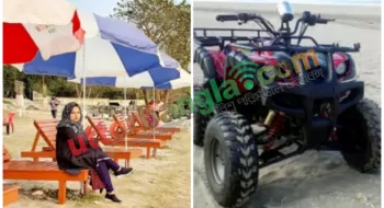 সমুদ্রসৈকতের আদলে সাজানো হচ্ছে রাজশাহীর পদ্মাপাড়