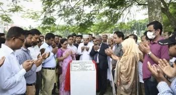 বেগম রোকেয়া বিশ্ববিদ্যালয়ে প্রধান ফটক নির্মাণ কার্যক্রম উদ্বোধন