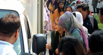 ক্যাম্পাস থেকে বোবাকান্নায় শাহরিয়ারকে বিদায় দিলেন সহপাঠীরা