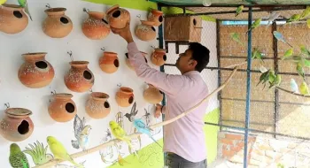 পাখির খামার করে লাখোপতি তামিম