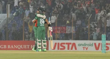 শান্তর দাপুটে ইনিংসে বাংলাদেশের ‘প্রথম’ জয়