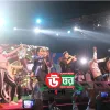 নীলফামারীতে ফেরদৌস-অপুর সঙ্গে নাচলেন লাখো দর্শক