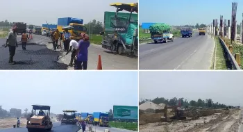 উত্তরবঙ্গের পথে ঈদযাত্রায় ‘কাঁটা’ ঝাঐল ওভারব্রিজ এলাকা