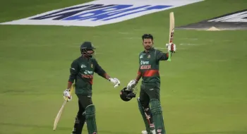 শান্তর সেঞ্চুরিতে স্মরণীয় জয় বাংলাদেশের