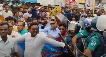 রংপুরে পুলিশ-বিএনপি ধাওয়া পাল্টা ধাওয়া, আহত ১০