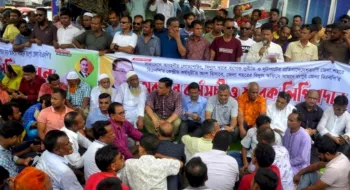 বিদ্যুৎখাতে দুর্নীতি ও লুটপাটের প্রতিবাদে রংপুরে বিএনপি’র অবস্থান কর্মসূচি