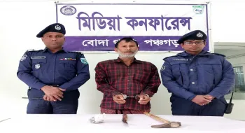 বোদায় জমি নিয়ে বিরোধ, ছুরিকাঘাতে বড় ভাইকে হত্যা ঘটনায় ছোট ভাই গ্রেপ্তার