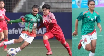 টিভি ধার করে মেয়ের ফুটবল খেলা দেখলেন চা-দোকানি বাবা ! 