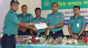 রংপুর মেট্রো পুলিশের মাসিক অপরাধ পর্যালোচনা সভা