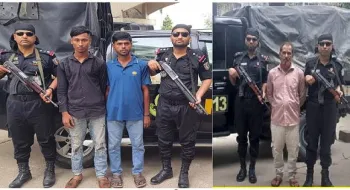 রংপুরে র‍্যাবের অভিযানে ফেন্সিডিলসহ ৩ মাদক ব্যবসায়ী গ্রেফতার