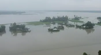 তিস্তা ও দুধকুমারের পানি বিপৎসীমার ওপরে, নিম্নাঞ্চল প্লাবিত