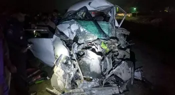 ট্রাক-প্রাইভেটকার সংঘর্ষে একই পরিবারের চারজন নিহত