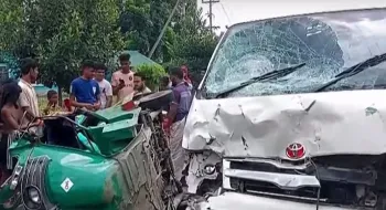 অটোরিকশা-মাইক্রোবাসের সংঘর্ষে নিহত ৫