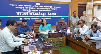 ঠাকুরগাঁওয়ে নবাগত জেলা প্রশাসকের সাথে সাংবাদিকদের মতবিনিময়