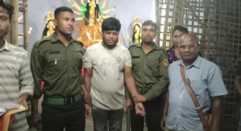 কুড়িগ্রামে পূজামণ্ডপে হামলা করতে এসে যুবক আটক