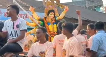 খাগড়াছড়িতে প্রতিমা বিসর্জন