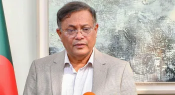 ছাত্রলীগকে নিষিদ্ধ করার তীব্র প্রতিবাদ জানাচ্ছি: হাছান মাহমুদ