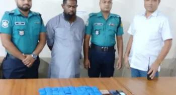 চেকপোস্টে মাদক কারবারির ব্যাগে মিললো ৮ হাজার ইয়াবা