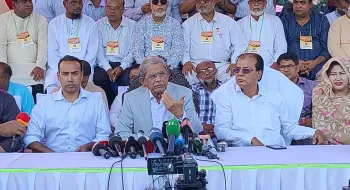 তত্ত্বাবধায়ক সরকার আর বর্তমান সরকার এক নয়-  লালমনিরহাটে মির্জা ফখরুল