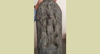 লালমনিরহাটে কৃষকের বাড়ি থেকে সাড়ে ১১ কেজি ওজনের বিষ্ণুমূর্তি উদ্ধার