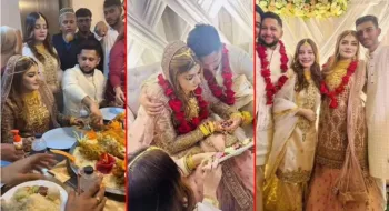 তৌহিদ আফ্রিদির বিয়ের ছবি ফেসবুকে ভাইরাল