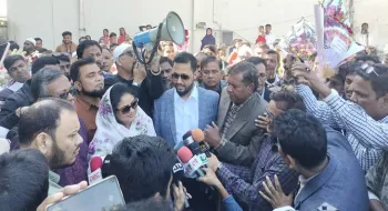 ‘ষড়যন্ত্র মোকাবেলা করে নতুন বাংলাদেশকে এগিয়ে নিতে হবে’-সৈয়দপুরে সংগীতশিল্পী বেবী নাজনীন