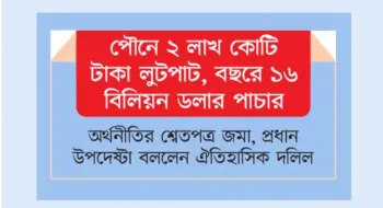 শ্বেতপত্রে হাসিনার কালো অধ্যায়