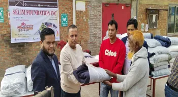 সেলিম ফাউন্ডেশনের উদ্যোগে নীলফামারী ও রংপুরে শীতার্তদের মাঝে শীতবস্ত্র বিতরণ