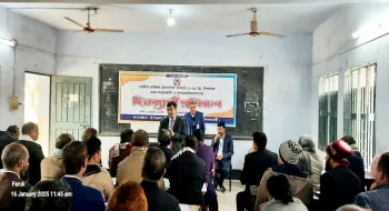 সৈয়দপুরে ভোটার তালিকা হালনাগাদ করনে তথ্য সংগ্রহকারী ও সুপারভাইজার প্রশিক্ষণ অনুষ্ঠিত
