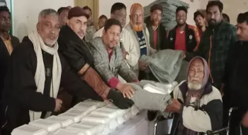 শহীদ রাষ্ট্রপতি জিয়াউর রহমানের জন্মবার্ষিকী উপলক্ষে নীলফামারীতে শীতার্তদের মাঝে কম্বল ও খাবার বিতরণ