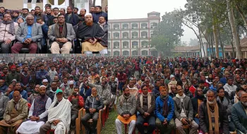 তিস্তা মহাপরিকল্পনা বাস্তবায়নের দাবিতে রাজারহাটে মহাসমাবেশ অনুষ্ঠিত