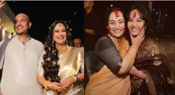 ‘সিঙ্গেল মাদার’ অভিনেত্রী মাকে বিয়ে দিলেন মেয়ে
