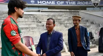 রংপুর রাইডার্সের অনুশীলনে আবু সাঈদের ভাই