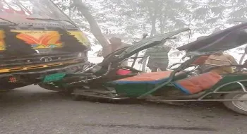 জলঢাকায় সড়ক দূর্ঘটনায় নিহত ২, আহত ৪ জন