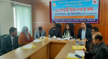 সৈয়দপুরে ক্ষুদ্র ঋণ কার্যক্রমে গতিশীলতা আনয়ন শীর্ষক সেমিনার অনুষ্ঠিত