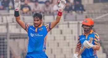 নাঈমের ঝড়ো সেঞ্চুরিতে রংপুরের সামনে খুলনার ২২০