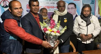 কাউনিয়ায় নবনির্বাচিত বিএনপি নেতৃবৃন্দের সঙ্গে আব্দুল লতিফ স্মৃতি সংসদের শুভেচ্ছা বিনিময়