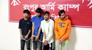 রংপুরে অপহরণের পর সমকামের ভিডিও ধারণ, গ্রেপ্তার চার