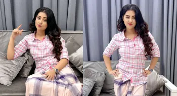 লুঙ্গি পরে হাজির বুবলী, দিলেন যে বার্তা
