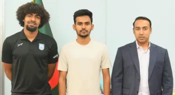 জাতীয় স্টেডিয়ামে হামজার ‘অভিষেকে’ বাধা দেখছেন না ক্রীড়া উপদেষ্টা