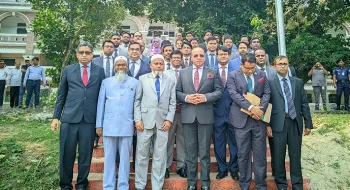 রংপুরের জজ আদালতের কার্যক্রম পরিদর্শন করলেন প্রধান বিচারপতি