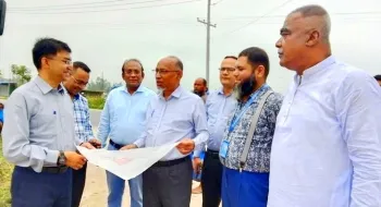 নীলফামারীতে হচ্ছে চীনের বিশেষায়িত হাসপাতাল, বিভাগীয় স্বাস্থ্য পরিচালকের স্থান পরিদর্শন