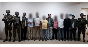রংপুরে সড়ক পরিবহনের সাথে জড়িত  ৬ চাঁদাবাজ গ্রেফতার