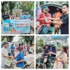 তীব্র গরমে জনসাধারণের পাশে পলিমাটি